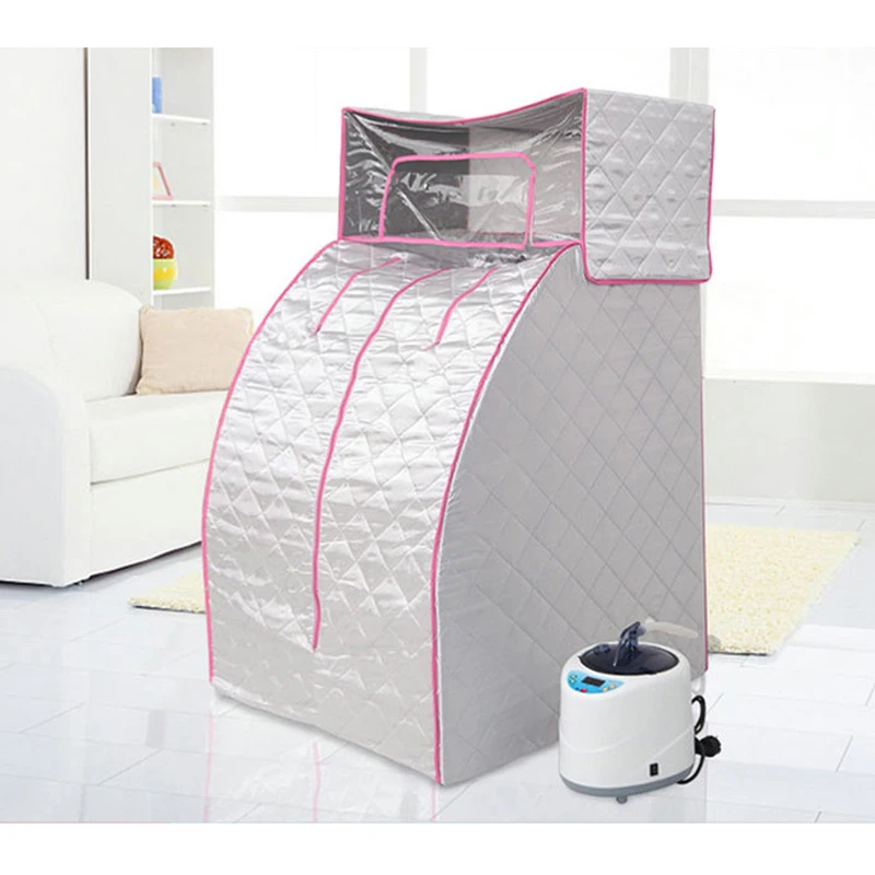 Недорогая Портативная Складная мини-спа для красоты на 1 человек водонепроницаемая Паровая СПА-сауна