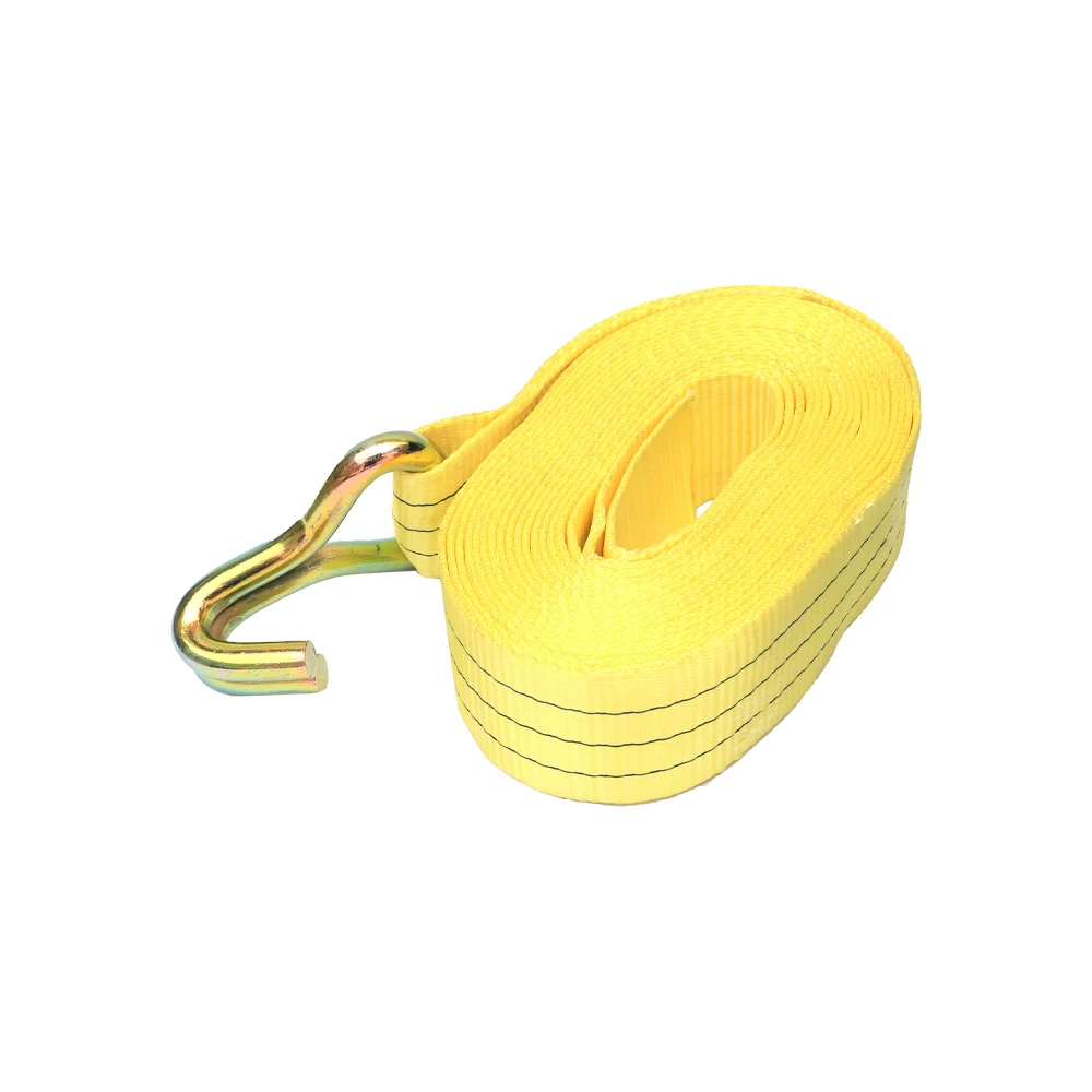 10ton motorcycle tie down straps polyester webbing for ratchet tie down straps ratchet strap with double J hook