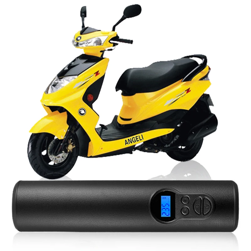 2023 Hot Selling Wireless Car Tire Inflator Air Pump Electric Tire Pump Inflator 12V Autobike Car Tyre Cordless Air Inflator