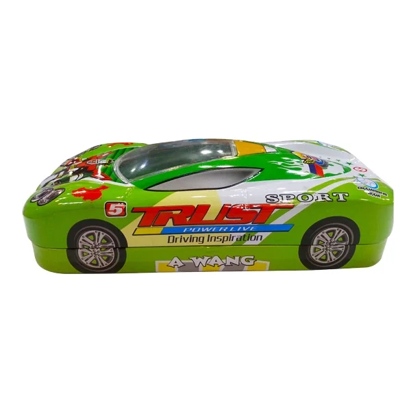 Promotional School Car Shape Double Layer Stationery Box/Pencil Case