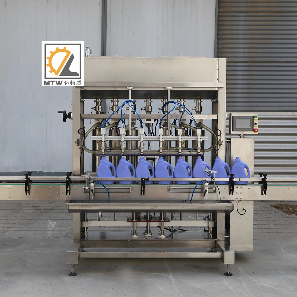 MTW Discount Automatic price brake oil Linear Type Engine Lube Bottle Filling Capping Machine