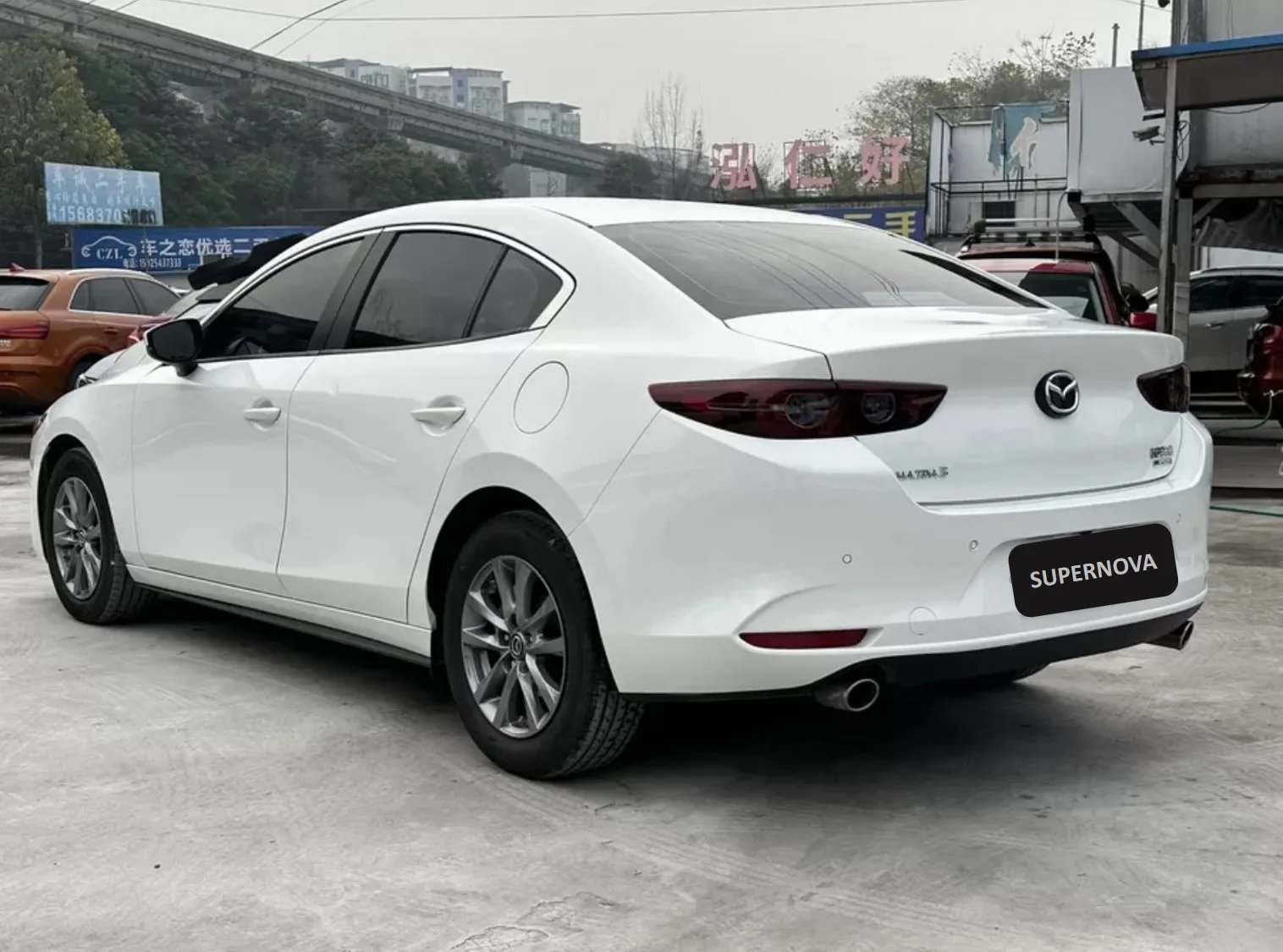 Used Second Hand Mazda 3 2.0L Automatic 2022 Car 40K km Mileage White Family Sedan