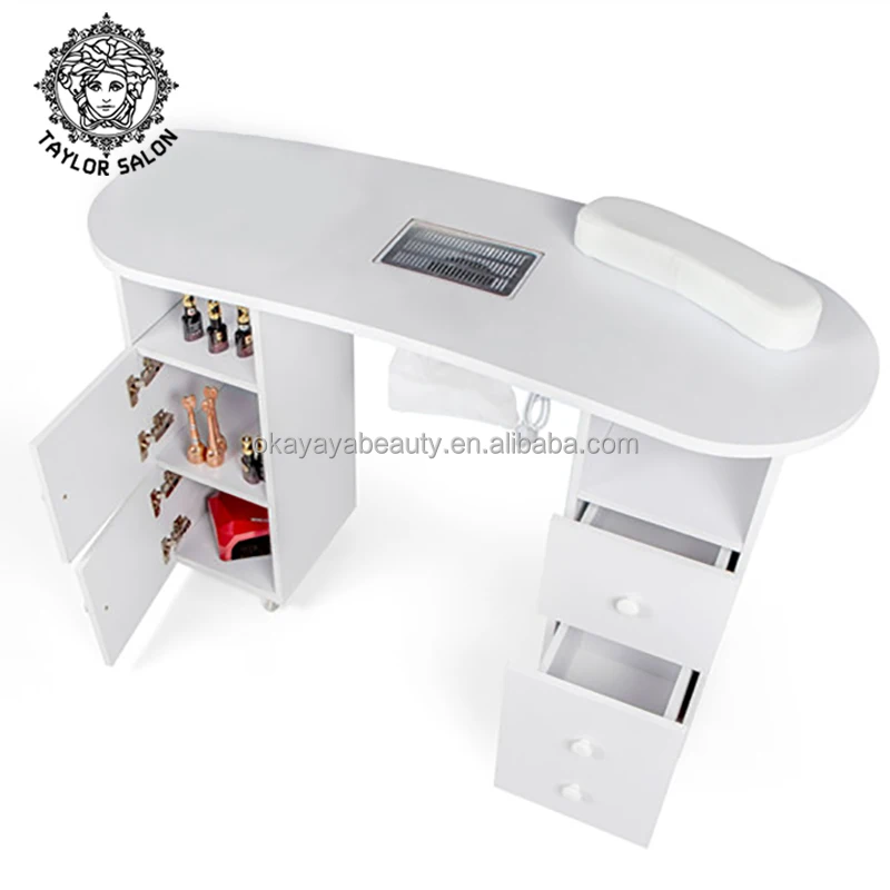 Modern Nail Salon Furniture Beauty Nail Manicure Table Portable Nail Desk High Quality Manicure Tables