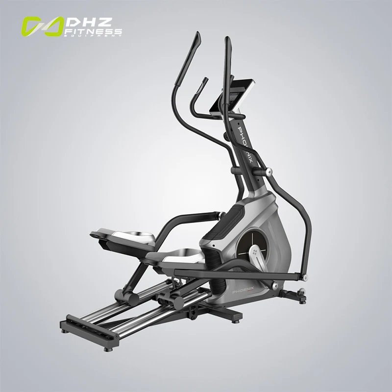Front Wheel Drive Elliptical Machine Seated Under-Desk Trainer Three Wheels Bike Stepper Body Strong Spin Electronics