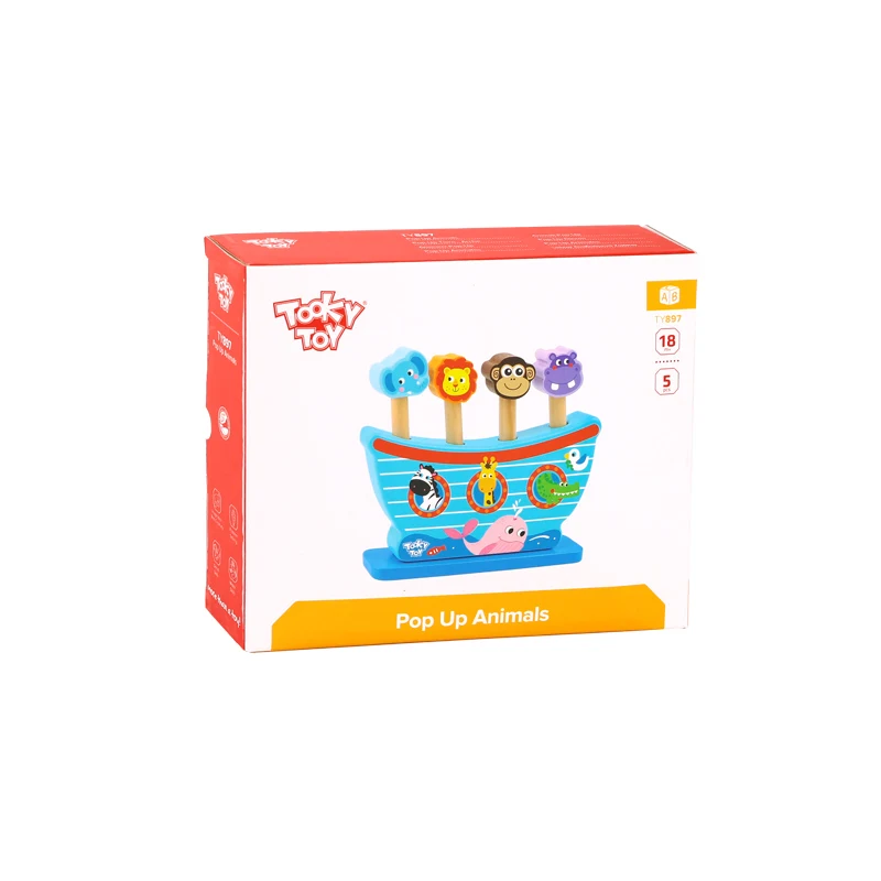 Tooky новый дизайн деревянные игрушки животные для детей