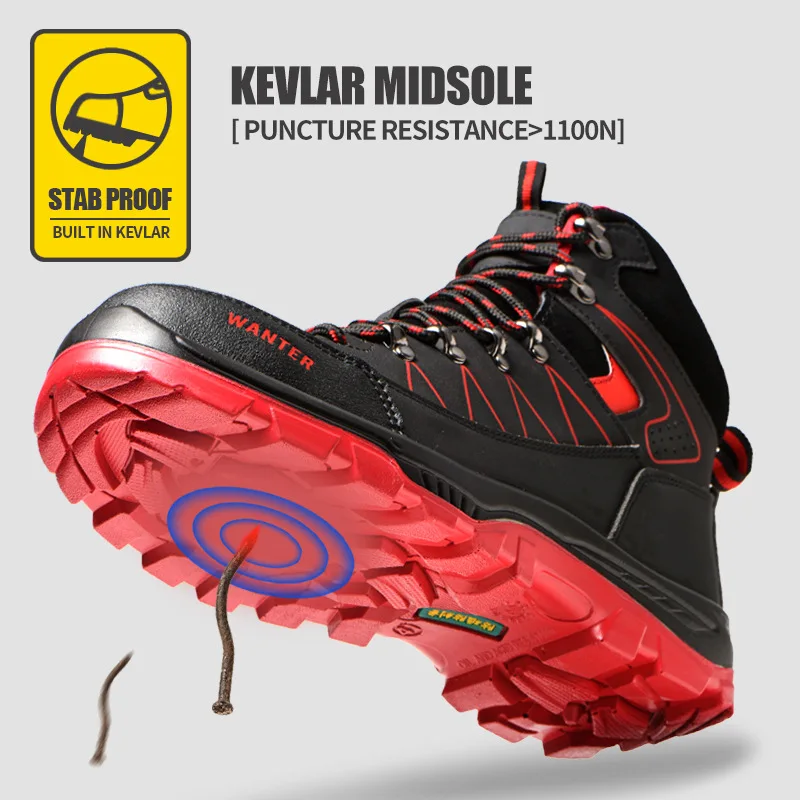 Winter anti-smashing anti-piercing non-slip High-top shoes lightweight breathable safety shoes for men shoes