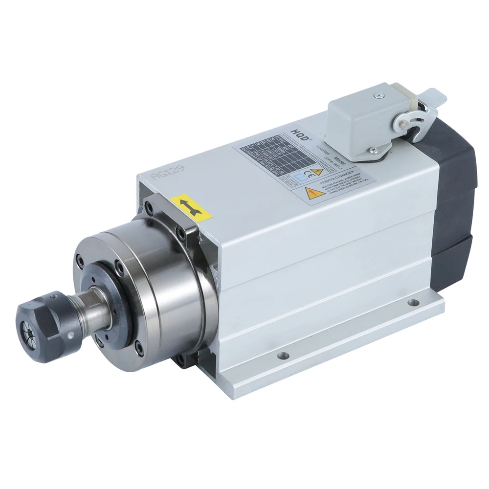 Gdf46-18z /1.5 1.5kW spindle motor with ER20 chuck Pneumatic CNC machine tool spindle