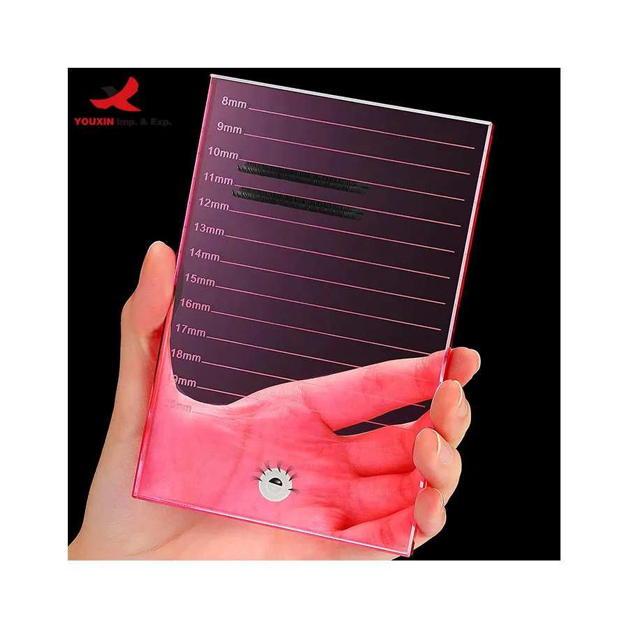 FENGFLY Eyelash Stand Pallet False Lash Tray Strip Adhesive Glue Holder for Eyelash Extensions