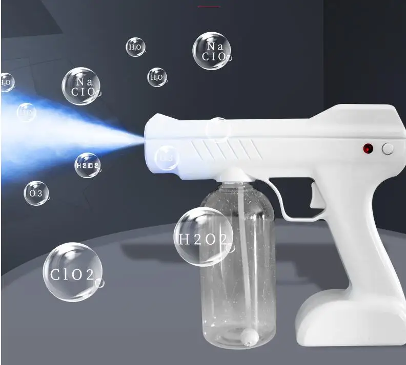 
Cordless nano atomizer blue light disinfectio / n handheld water guns steam spray pistol 
