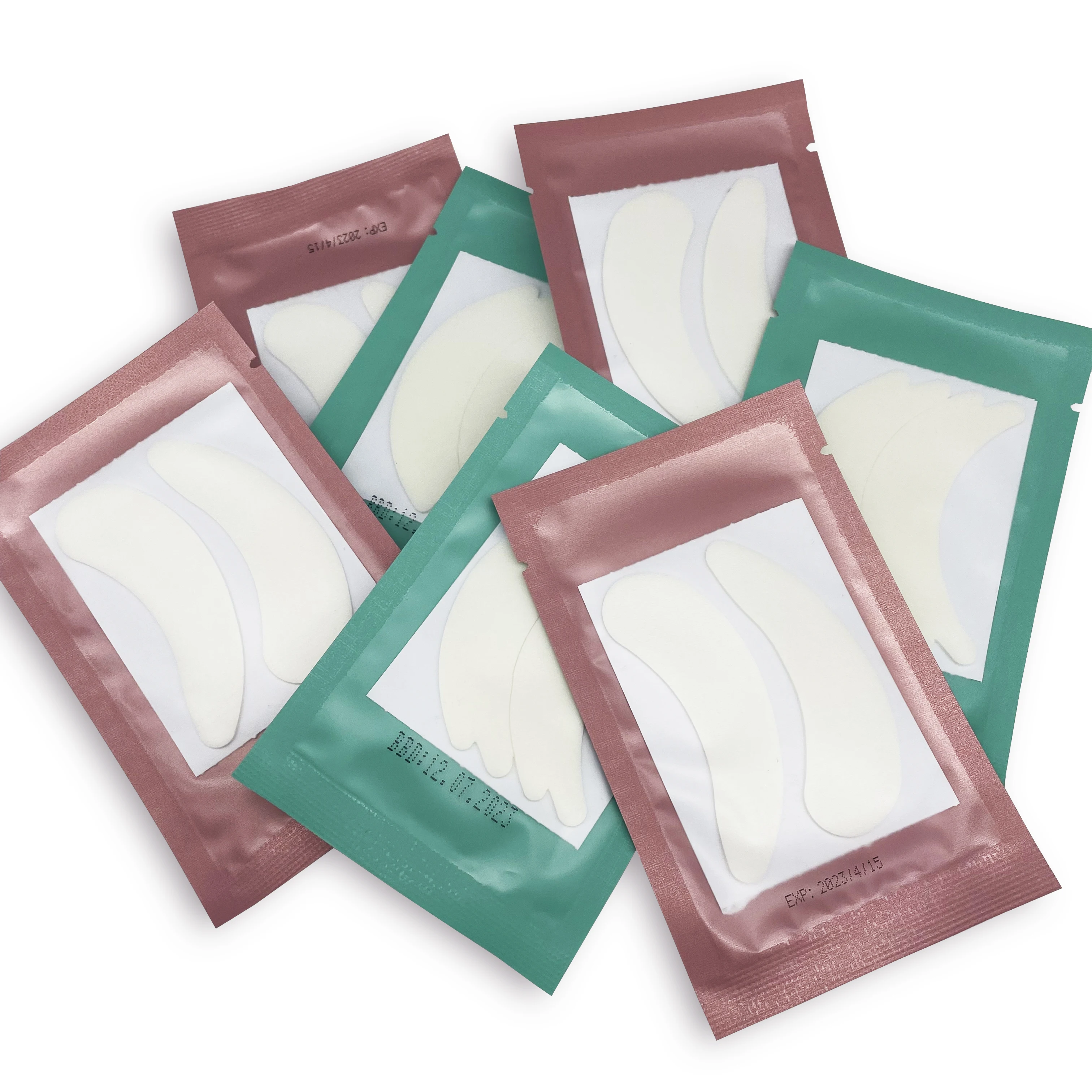 Private Label Custom Foam Tape Eye Pads Under Eye Patches For Eyelash Extension Lint Free Pads