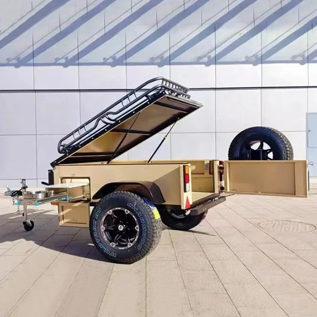 Utility cargo drawbar travel trailers camping offroad