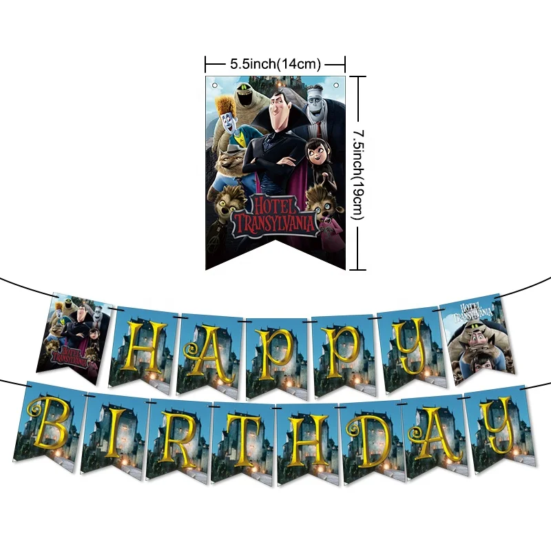Hotel Transylvania Party Decorations Up Party Supplies Banner Balloons Cupcake Toppers Movie Up Birthday Party Decorations