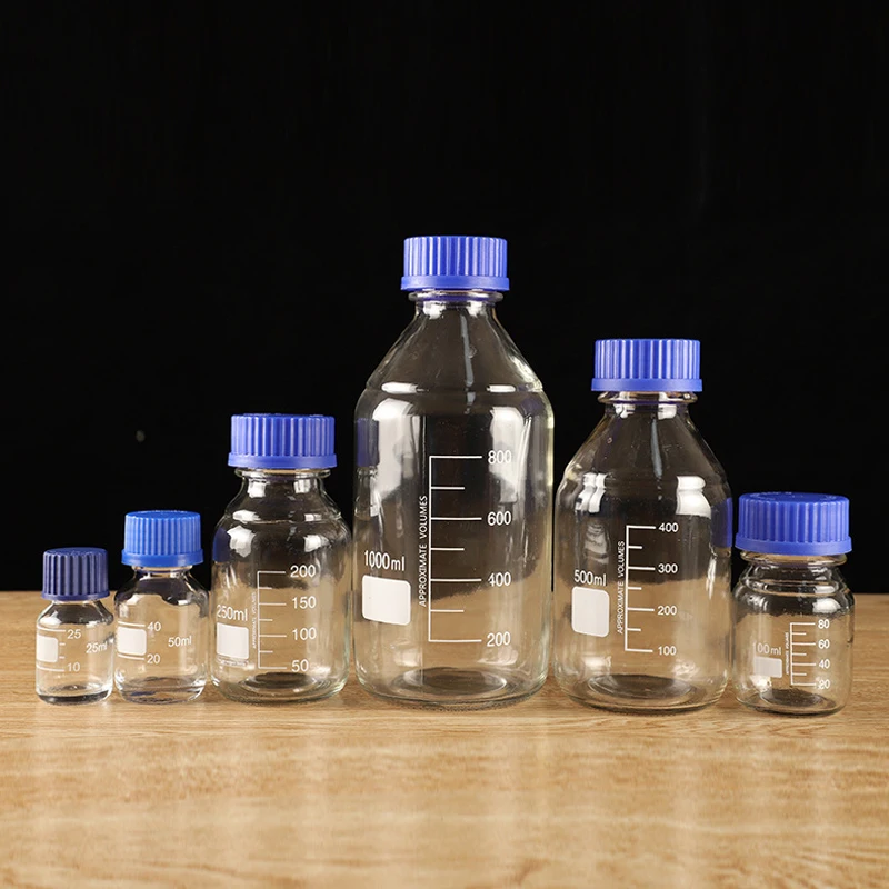  Wholesale Reagent Bottle Lab Chemical Glassware With Blue Screw