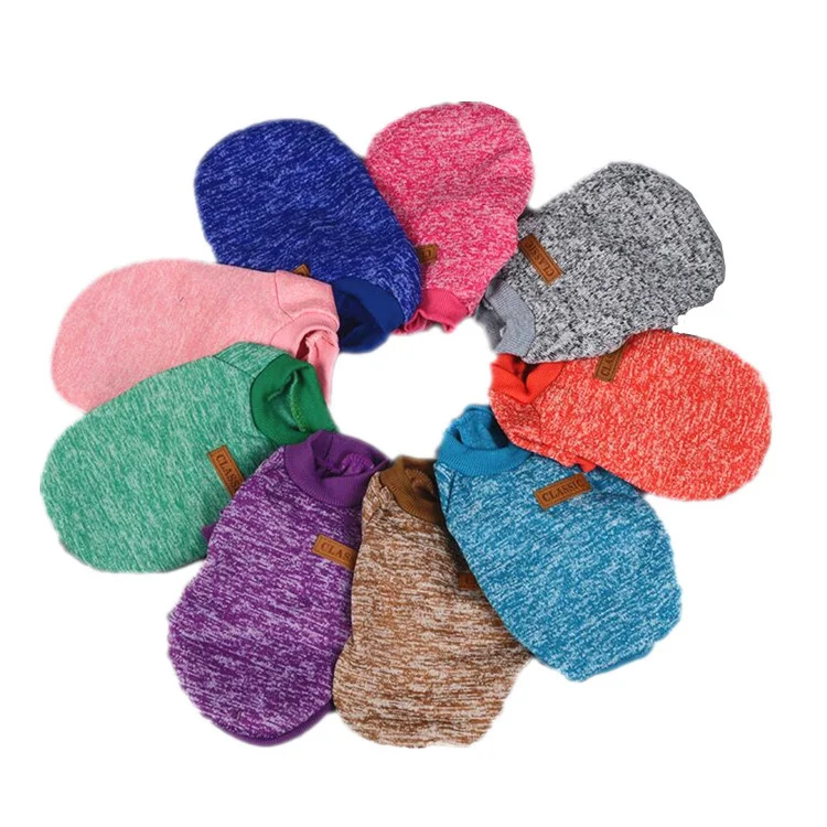 Wholesale Pet Sweater Accessories Luxury Pets Clothes Winter classic machine cable knit dog sweater