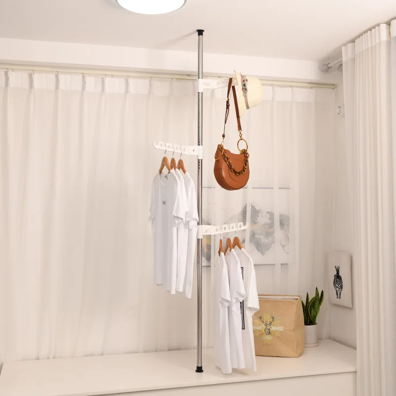 Простой Стиль Регулируемая Складная сетка из нержавеющей стали для сушки одежды подвесная полка