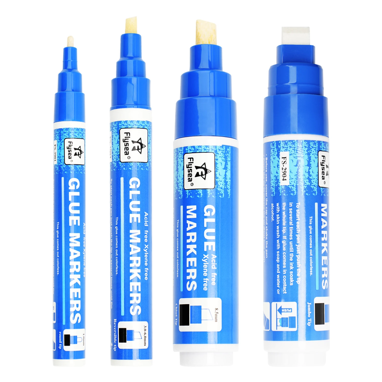 Flysea лидер продаж средний и очень тонкий клеевой карандаш для детей склеивание