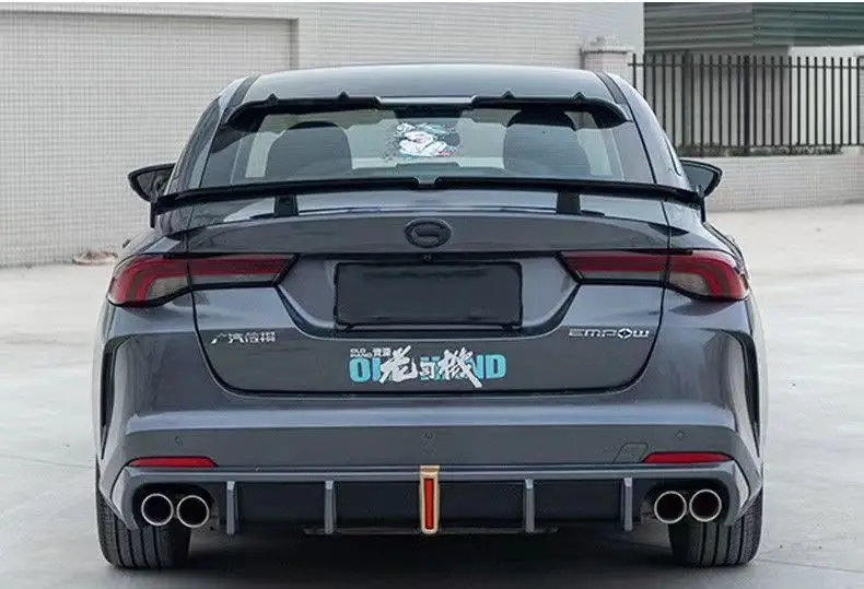 Factory direct sales rear spoiler wing pressure Car Tail Bumpers rear wing spoiler kit