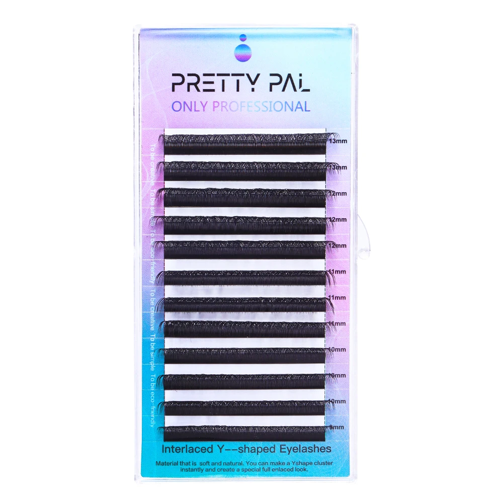Beauty YY lash Korea PBT fiber YY Eyelash Extension 0.07 C D Curl Lash Extensions
