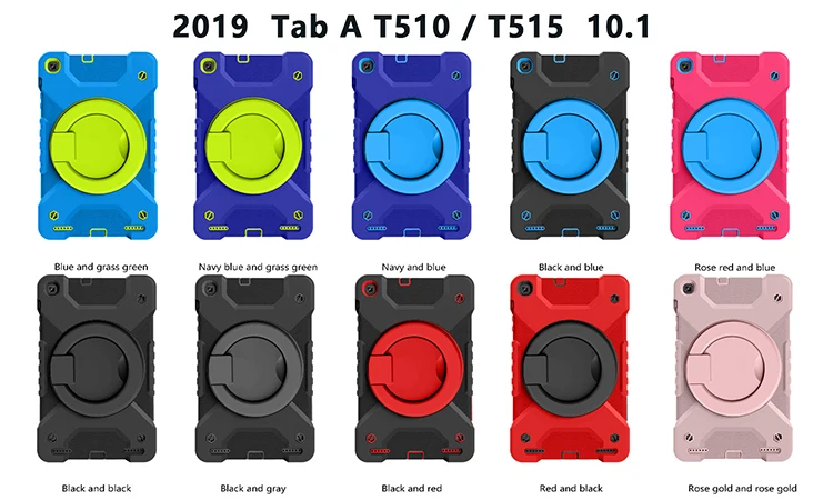 Custom Anti Explosion Protective  360 Rotating Stand Strap EVA Foam Shockproof Kids For samsung A7 10.4  Inch Kids Tablet case