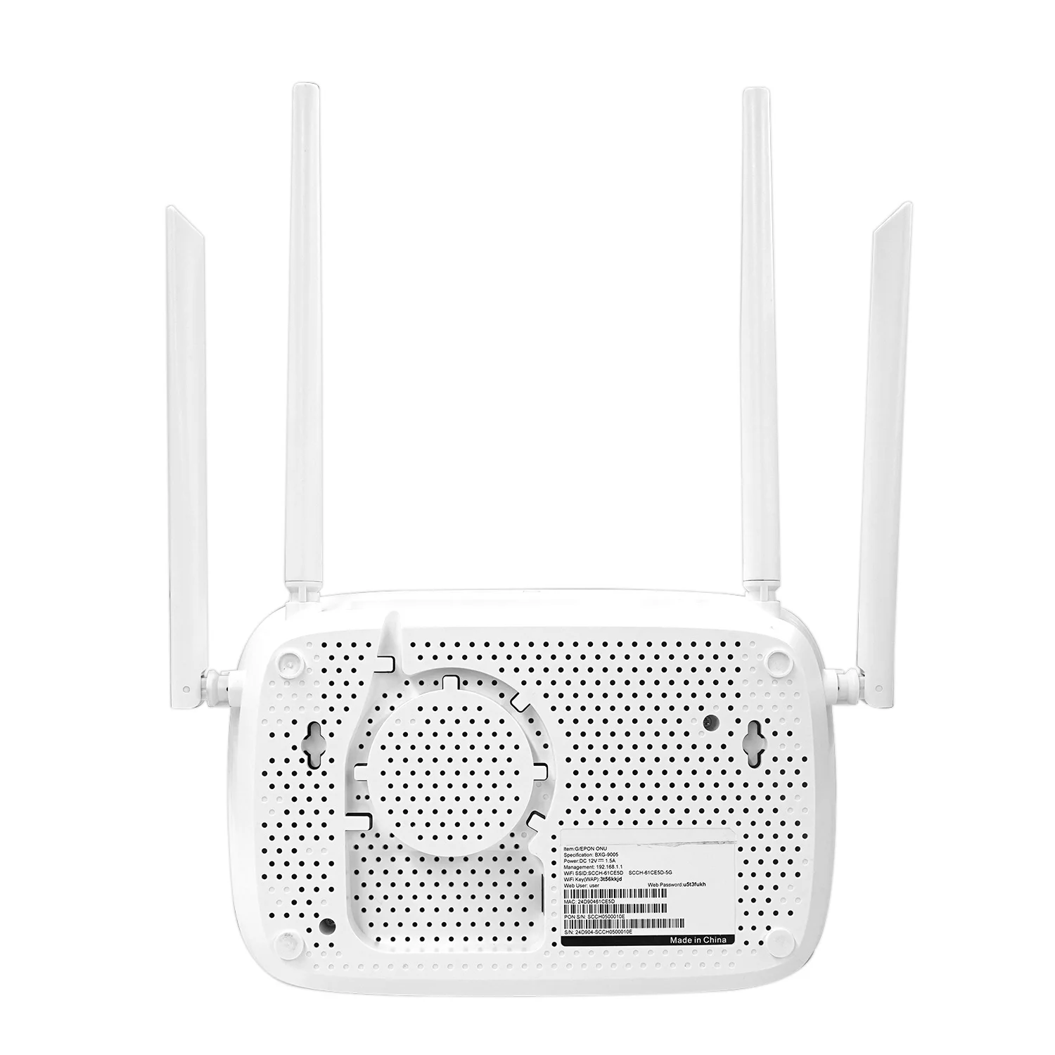 Indoor Home Gateway Unit HGU XPon Modem AX3000 Dualband Wifi6 4GE 4 Antennas GPon EPon Dual Band Wifi 6 Router Modem