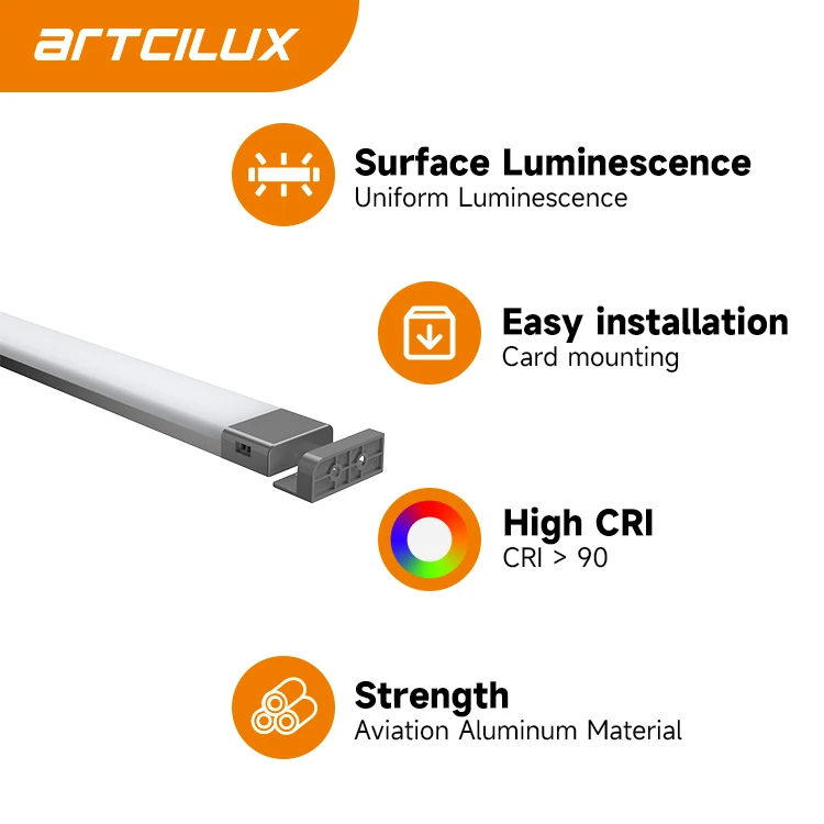 ARTCILUX Customized Length Drawer LED Light Flat Design With Door Trigger Sensor cabinet drawer light
