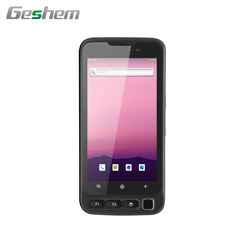 5 inch IP67 barcode scanner rugged rfid pda support GMS 4G LTE dual band WiFi and BT and fingerprint