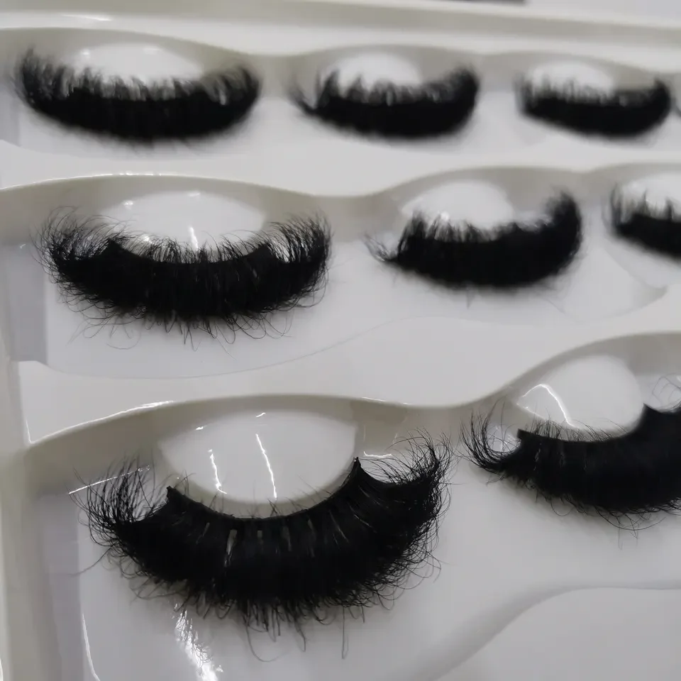 Luxury Lashes Mink Wholesale 25mm Dramatic Long 8D Eyelashes Vendor Private Label False Eyelash