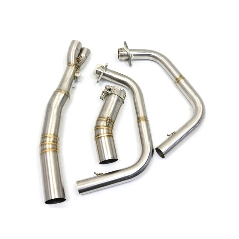 Stainless Steel Exhaust For Kawasaki Ninja 400 Exhaust link Pipe Ninja400 Z400 Header Exhaust Muffler Slip ON Down Pipe