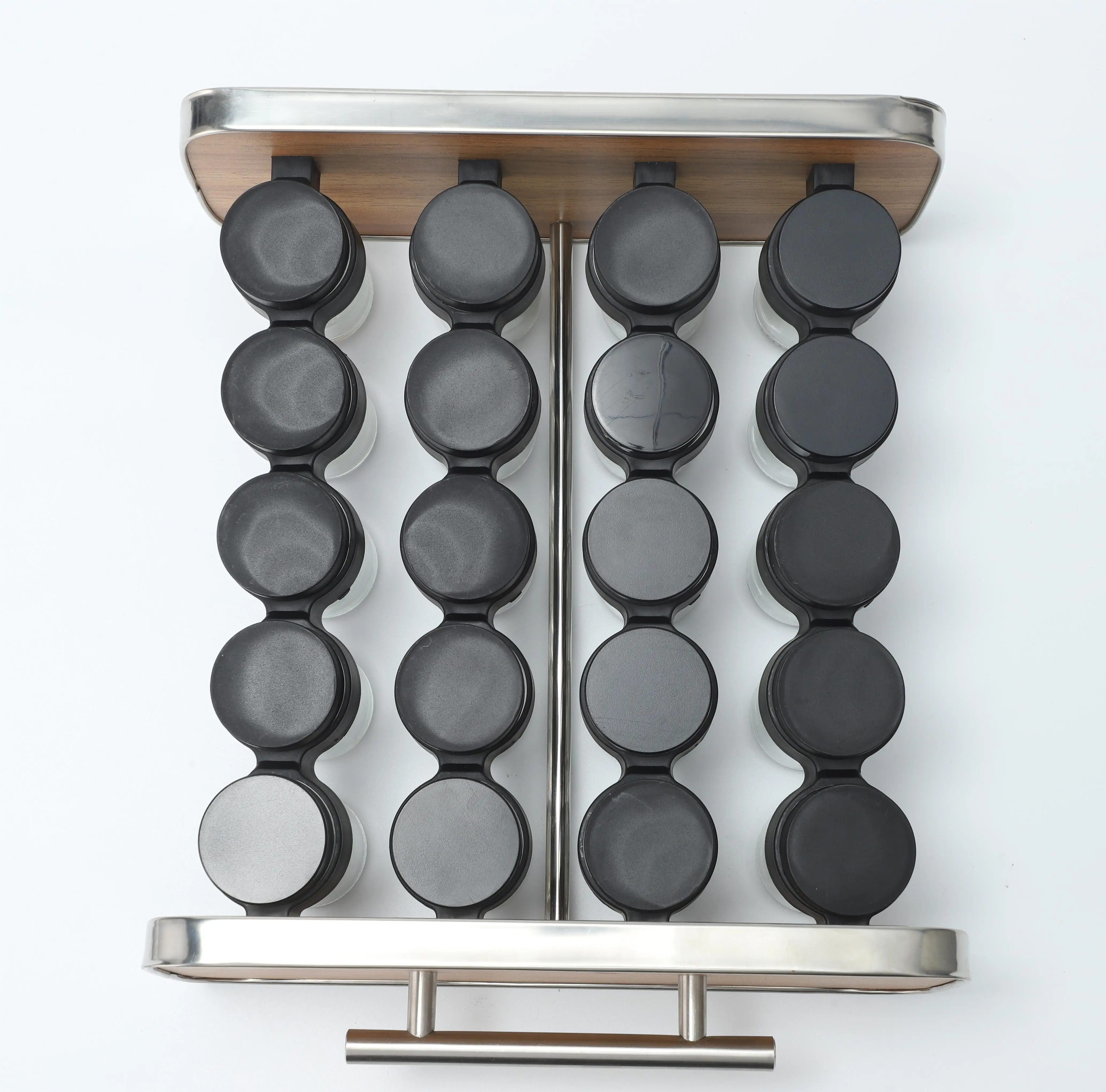 Revolving Spice Rack Set Jars Kitchen Tower Counter top Cabinet Carousel Storage Seasoning Organizer Shelves Holder