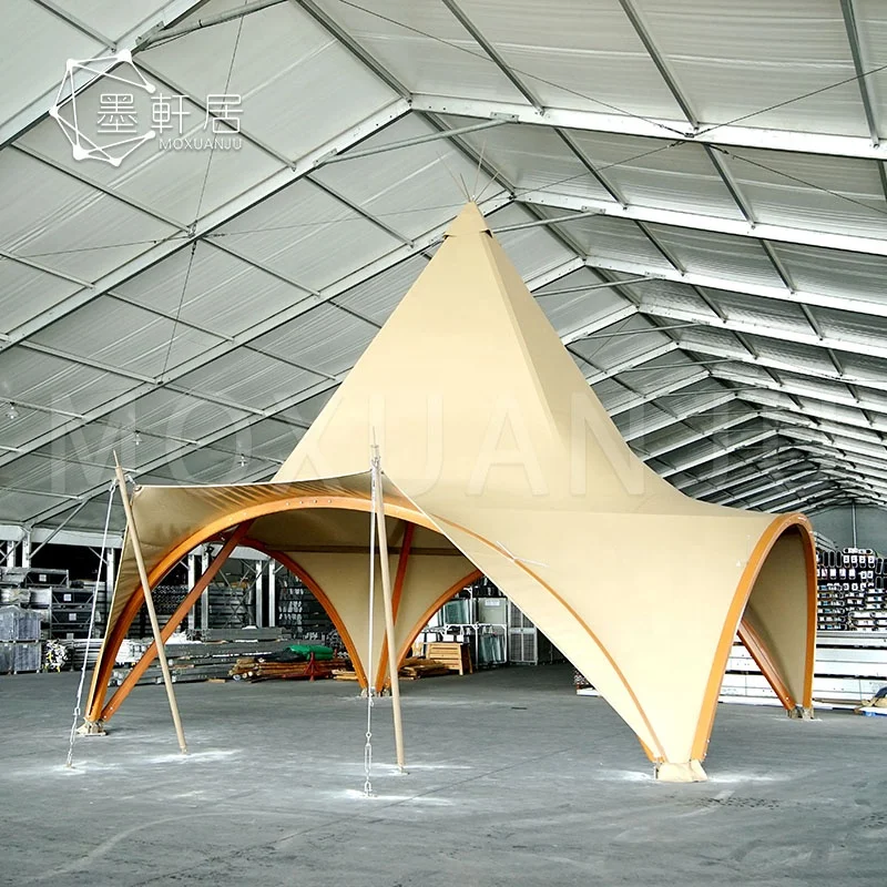 Outdoor Pyramid Teepee Tipi Indian Yurt Glamping Wedding Party Tent for Sale