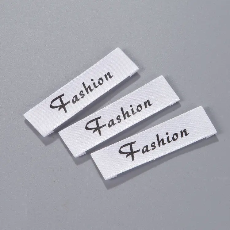 Clothing garment care label brand label woven label for bags shoes clothes clothing