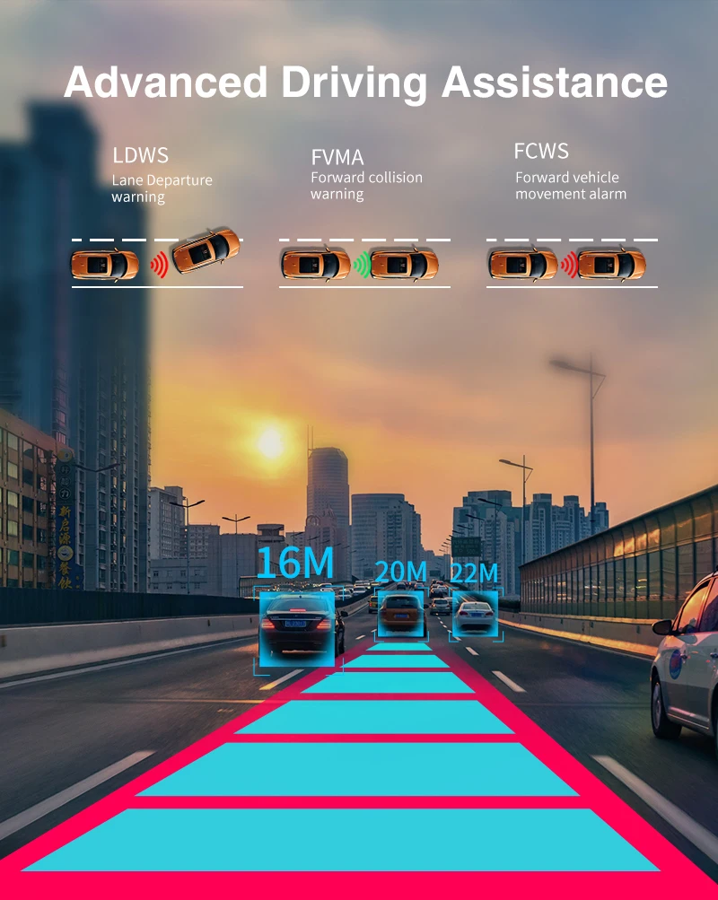 10 touch screen4GCar DVR Camera GPS HD 1080P Android Dash Cam Navigation ADAS Car Video Recorder Dual Lens Navigator Camera