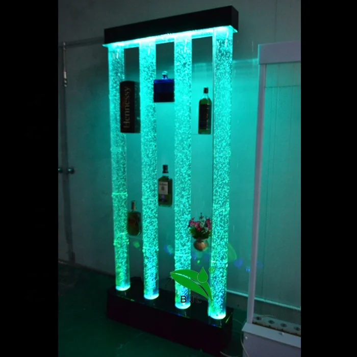 night club led dancing water bubble wall wine cabinet used nightclub furniture for sale