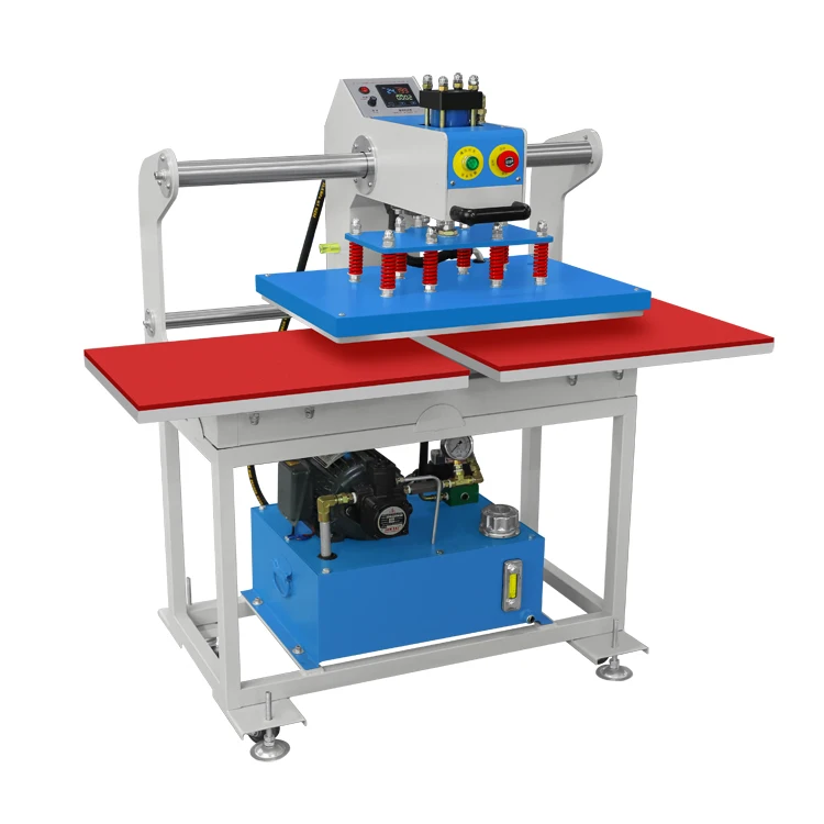 Big Promotion  Dual Worktable Vinyl  T-shirt Hydraulic Heat Transfer Press Machine Power Press