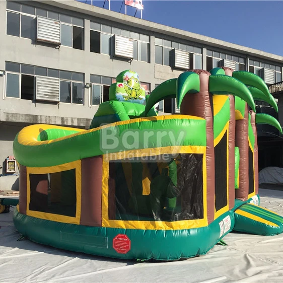Popular Indoor Inflatable Children Playground Equipment Lightweight Trampoline Park For Rental