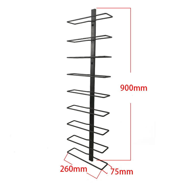 Wall Mount Wine Bottle Rack Holds Up To 9 Bottles Of Wine Champagne Storage Rack