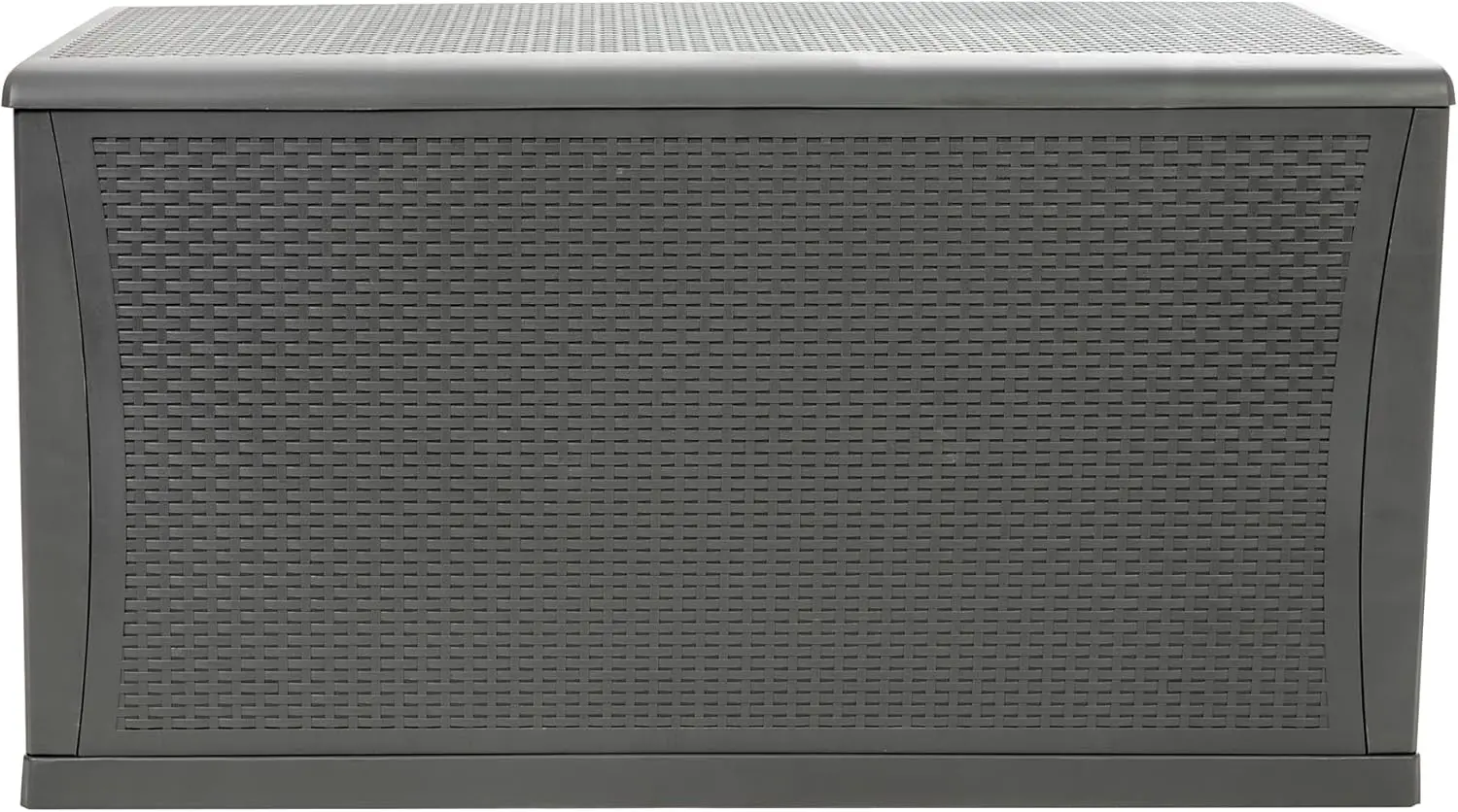 Plastic Deck Box All-Weather Patio Storage and Organization for Throw Pillows Pool Toys or Garden Tools