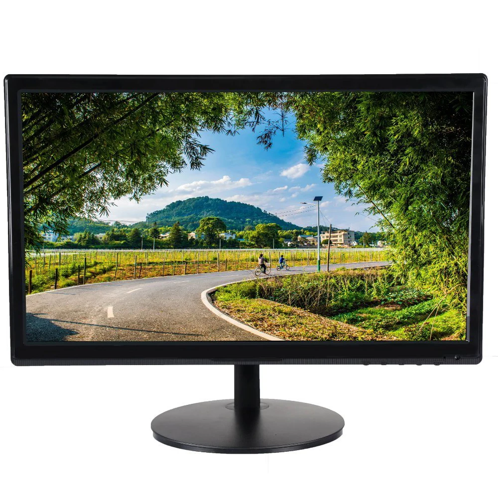 OEM широкий экран 19 20 22 23 27 дюймов светодиодный ПК МОНИТОР 1920x1080 с пластиковой подставкой