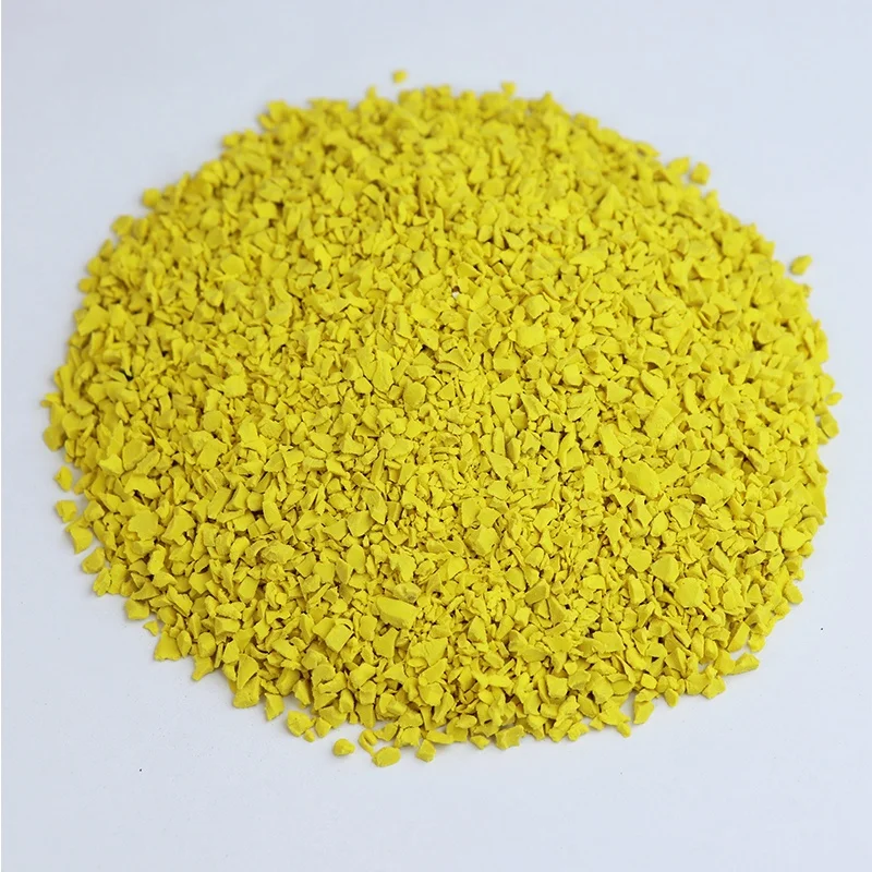 
Factory Non-toxic rubber granules UV resistant SBR/EPDM rubber granules shock absorption EPDM granules for outdoor playground 