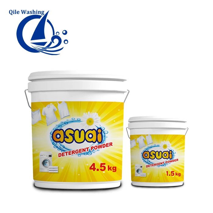 High Quality 3kg Lemon Bag Eco-friendly Effective Washing Powder Phosphate-free Laundry Detergent Powder