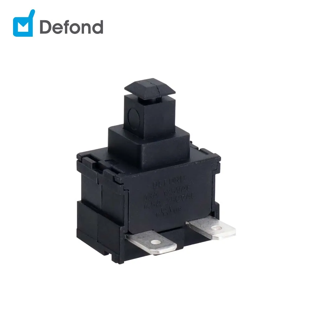 metal push button switches high power Defond CPU-1113-R-AAG32-03R 13a 12a 6a 125vac on-off push button switch momentary on-(on)