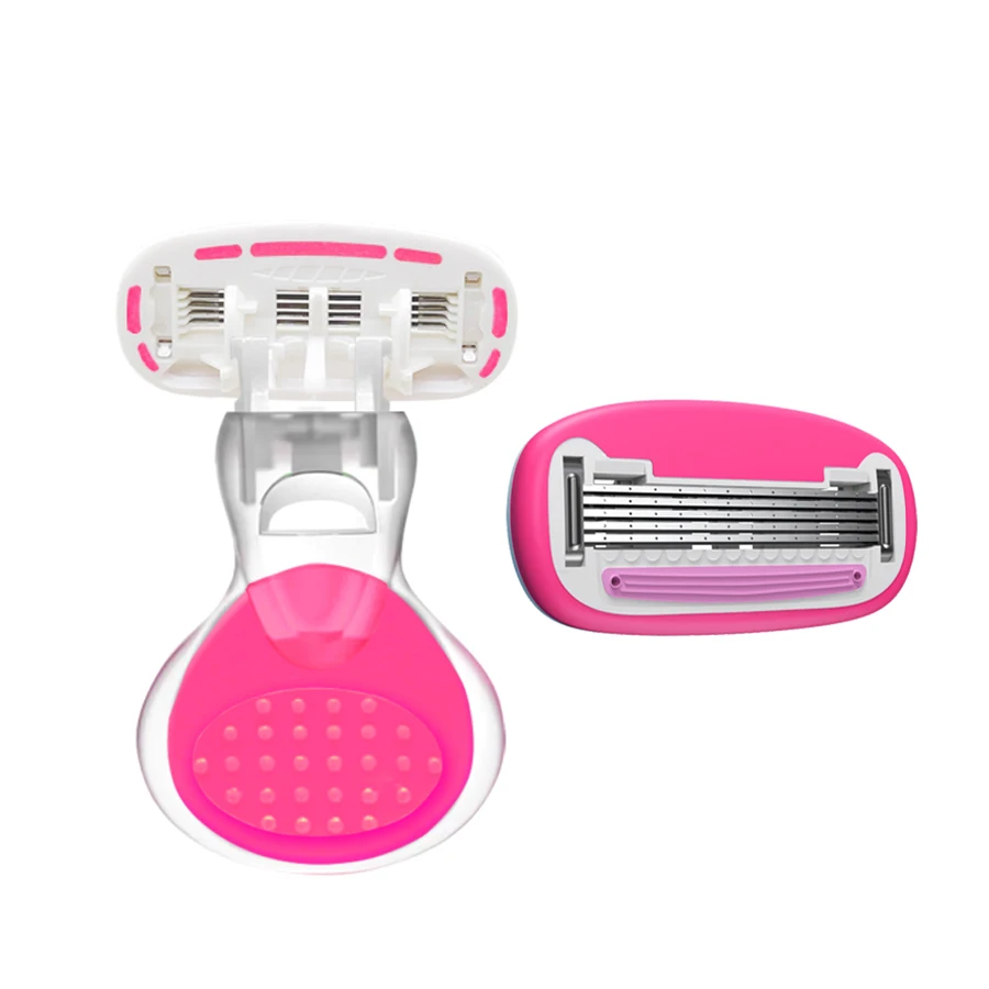 Mini size razor for women 3  imported stainless steel blade razor lubricant strip all round