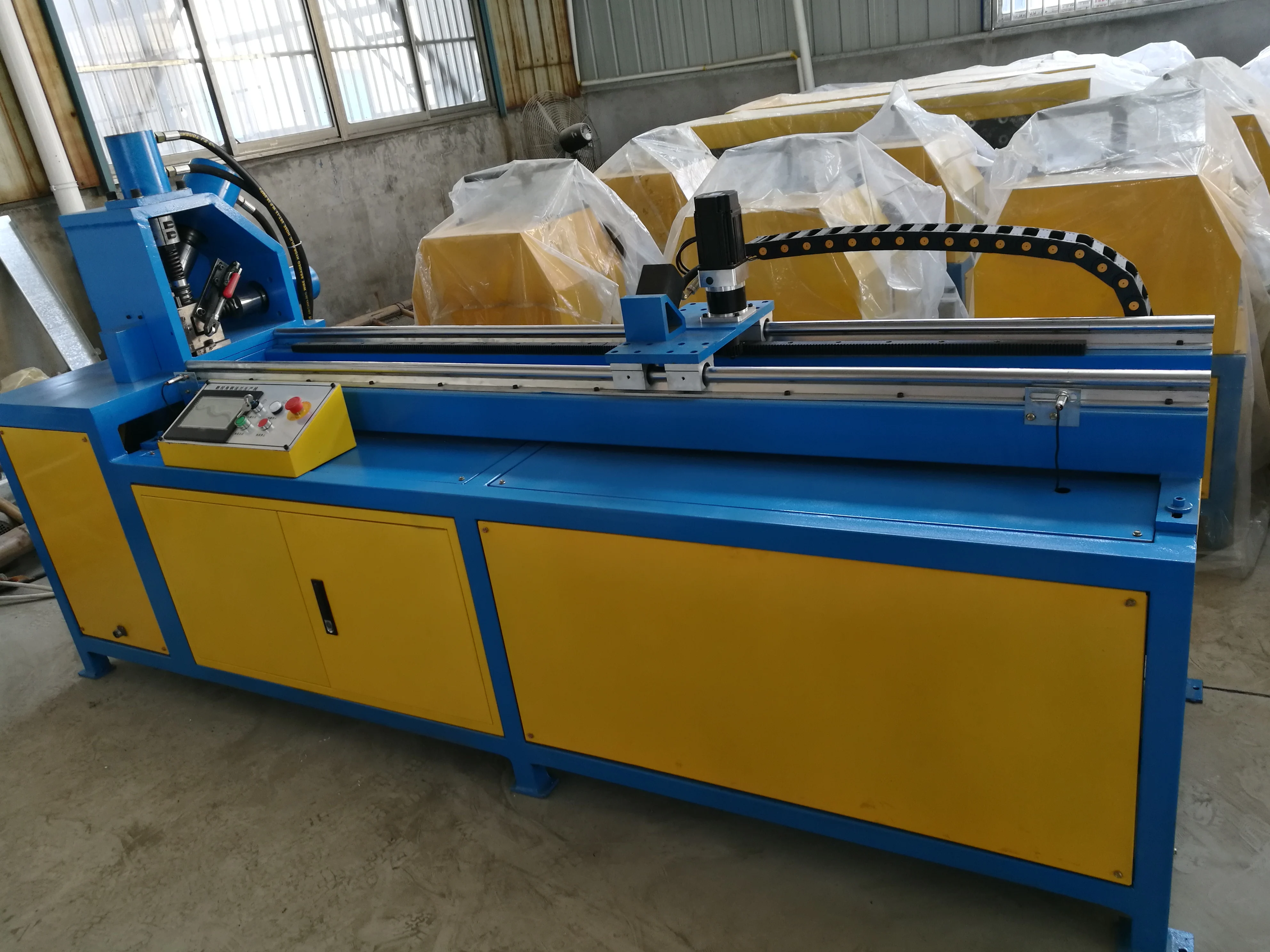 Hot sale automatic HVAC duct Angle steel flange line