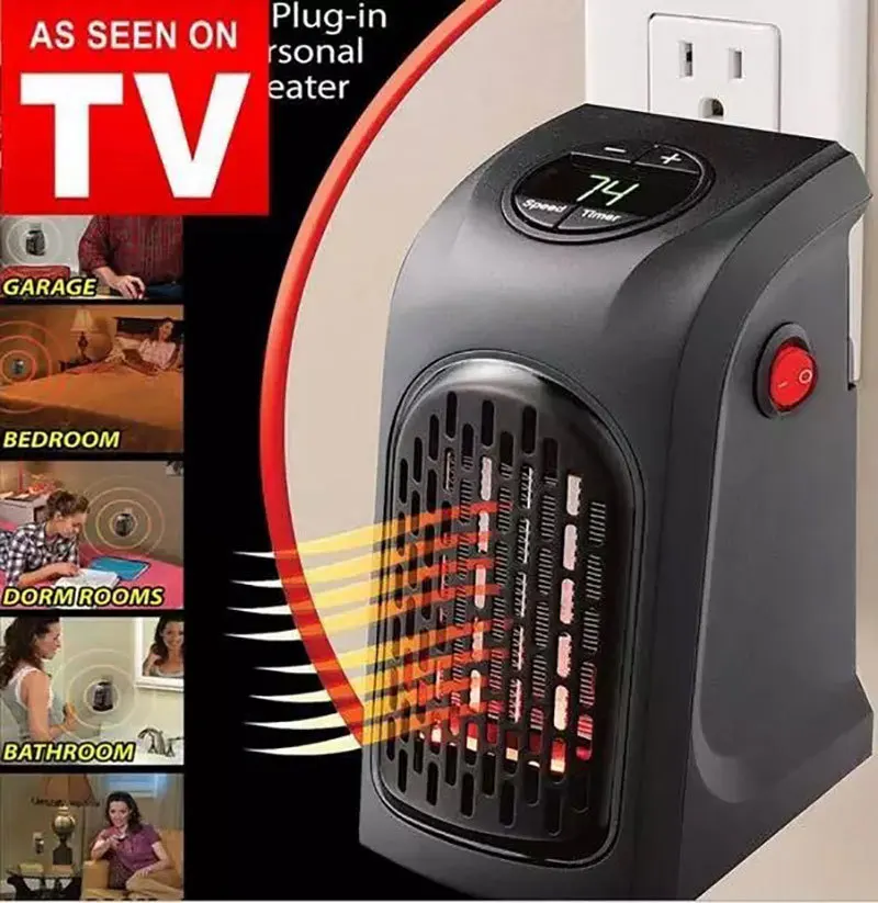 Best selling LCD Heater Electric Portable Fan Heater At Office use electric Fan Heater for home heating