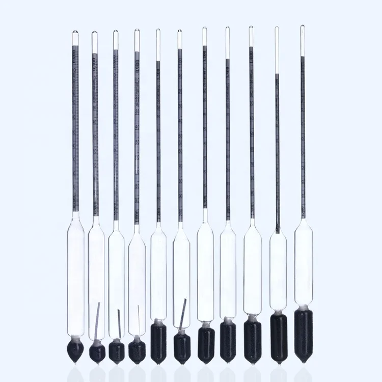 Tiandi Lab Hydrometer Glass Petroleum Specific Gravity Densimeter