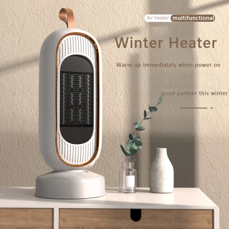 Desktop Simple Heater Small Creative Mini Heater Home Office Gifts Desktop Hot Air Electric Heater Room Space Air Heating Fan