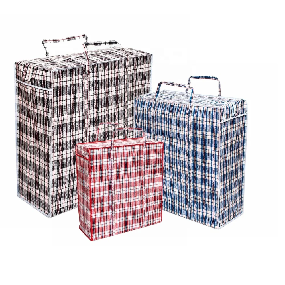 Custom Printing Logo Label China Polypropylene Shopping Laminated PP Woven Zipper Weave Bags