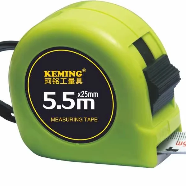 KEMING High Quality Measure Tape 3m 5M 7.5m 8m Steel Waterproof Tape Measure
