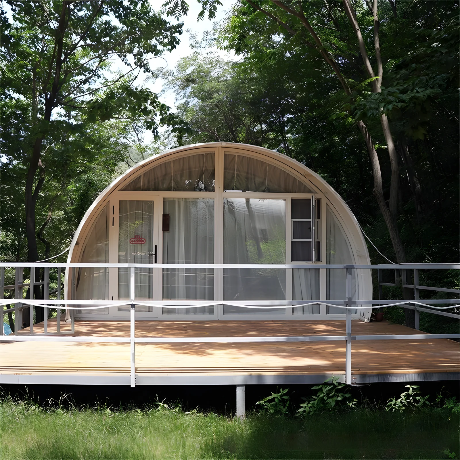 Factory Tent Dome Steel Tube Structure Shell Tent Bionic Sailboat Shell Hotel Accommodation Tent