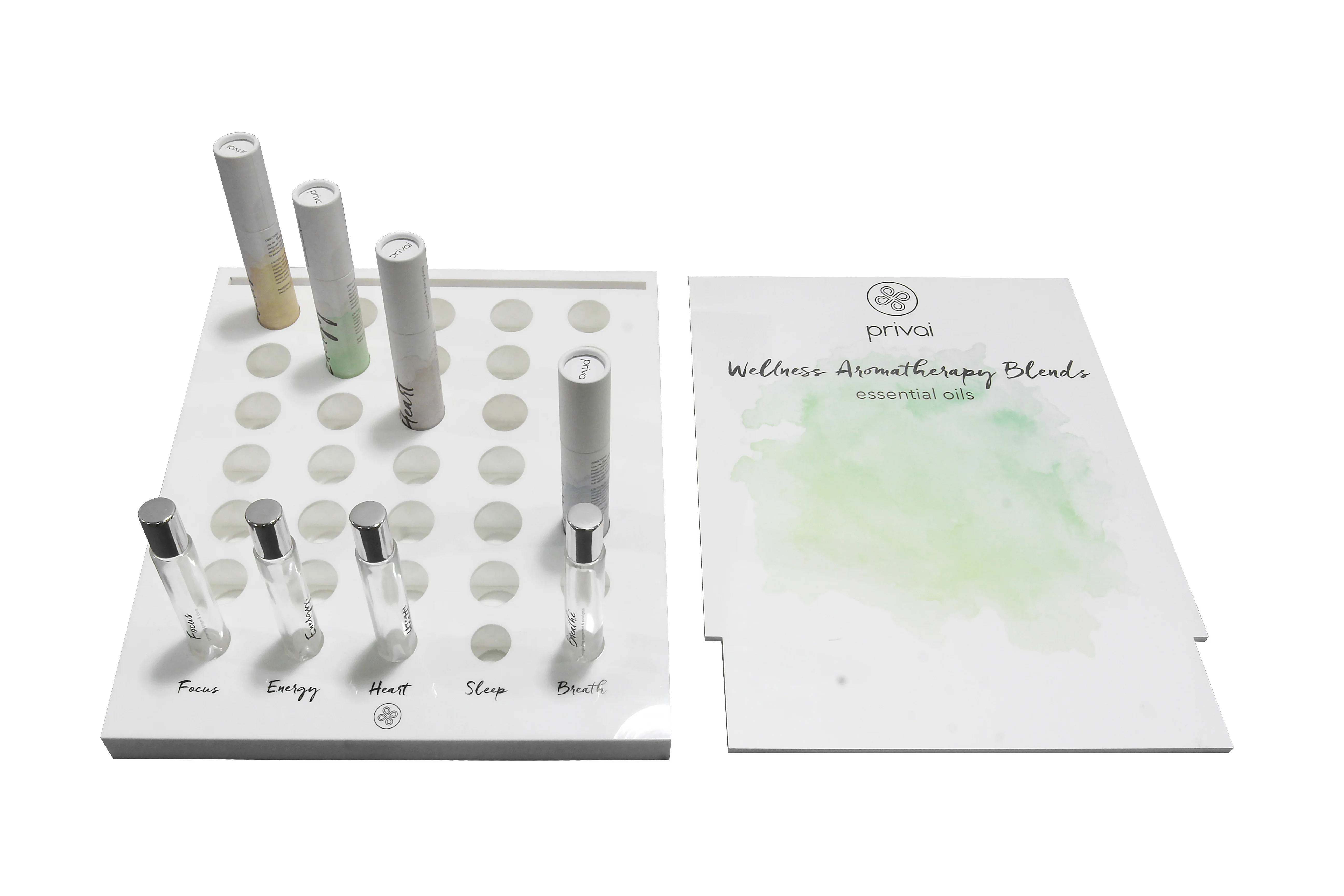 Customized Essential Oils Cologne Bottle Display Stand Perfume Organizer rack